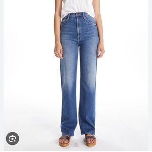 Mother Denim High-Waisted Tunnel Vision Sneak, size 25